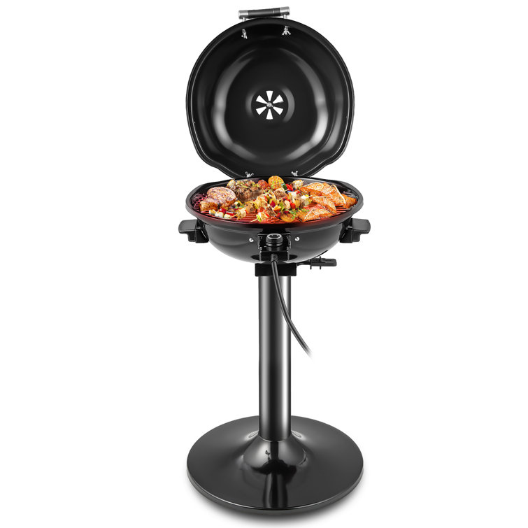 Costway 20.5 W x 17.5 D Portable Single Burner Freestanding Electric Grill